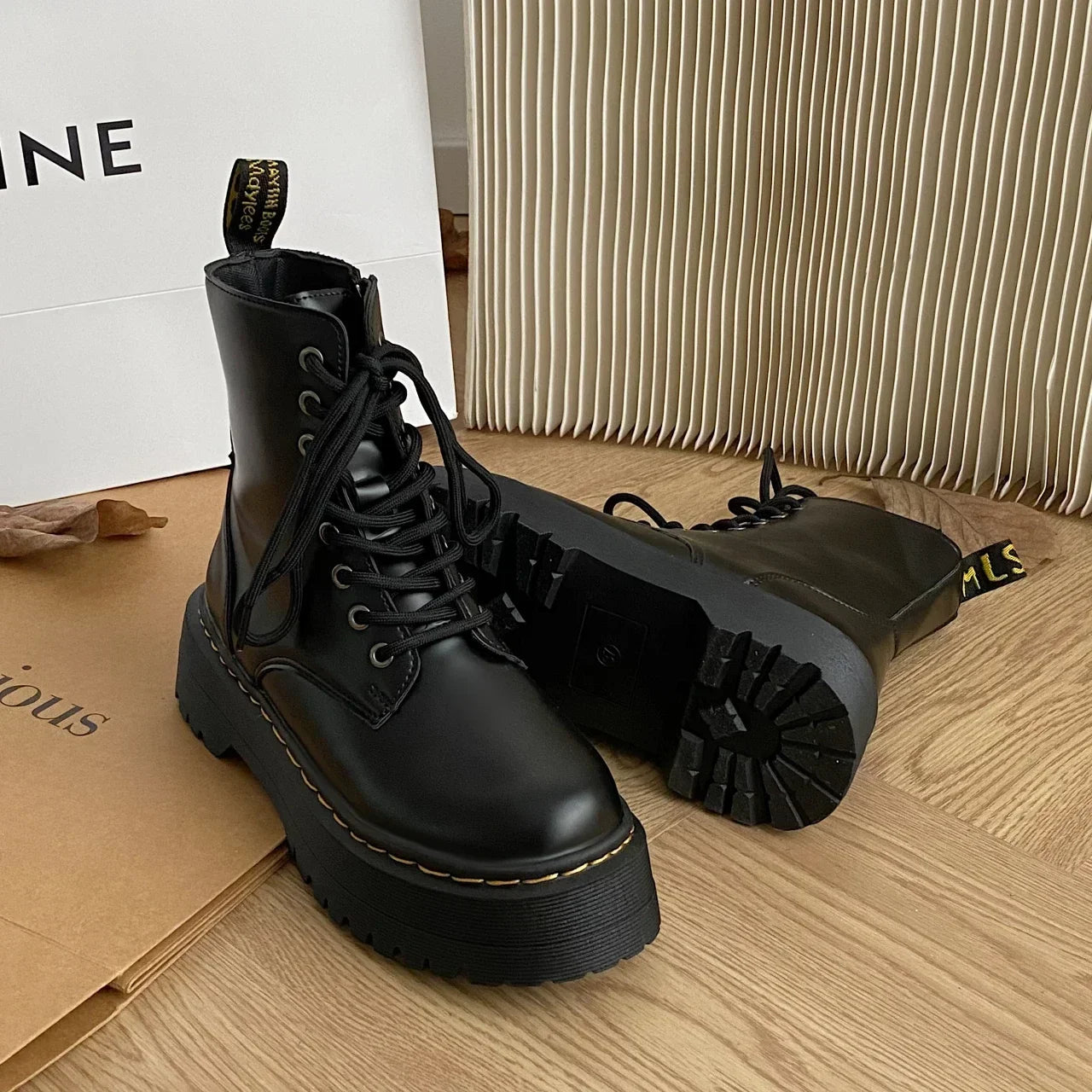 Bota Coturno de Couro Feminina Trend - LP MINDSET