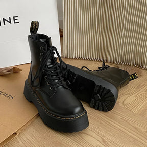 Bota Coturno de Couro Feminina Trend - LP MINDSET