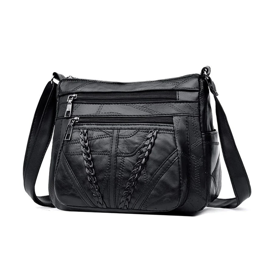 Bolsa Feminina de Couro Mannuela [Compre 1 Leve 2]