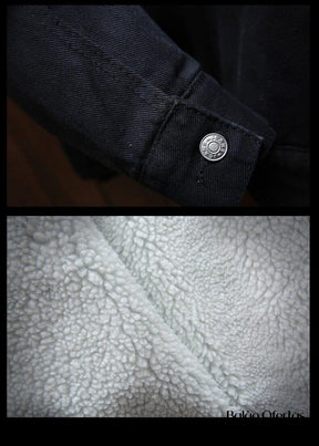 Jaqueta Jeans Masculina Inverno com Lã Interna
