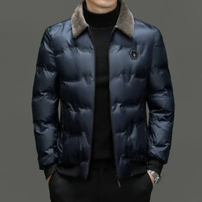 Jaqueta Masculina Acolchoada Veludo Plush - (PROMOÇÃO DE INVERNO 2025)