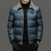 Jaqueta Masculina Acolchoada Veludo Plush - (PROMOÇÃO DE INVERNO 2025)