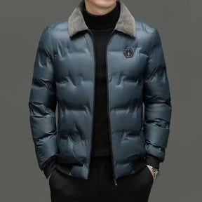Jaqueta Masculina Acolchoada Veludo Plush - (PROMOÇÃO DE INVERNO 2025)