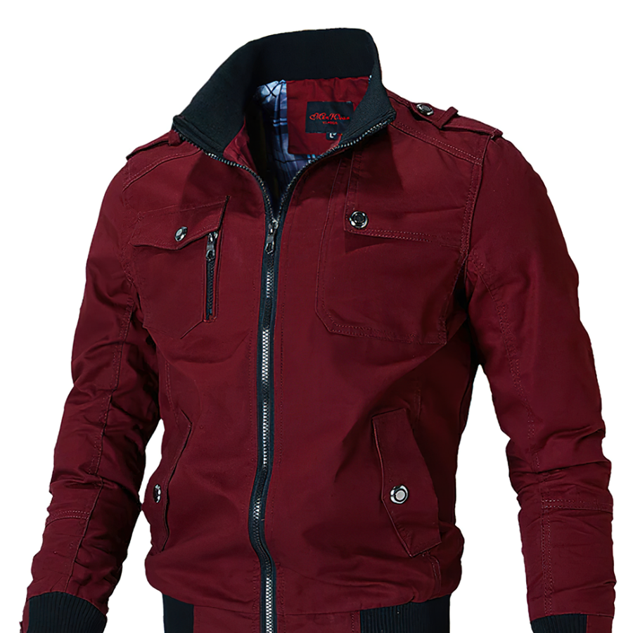 Jaqueta Masculina Com Zíper Haro
