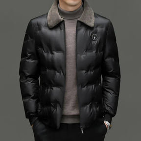 Jaqueta Masculina Acolchoada Veludo Plush - (PROMOÇÃO DE INVERNO 2025)