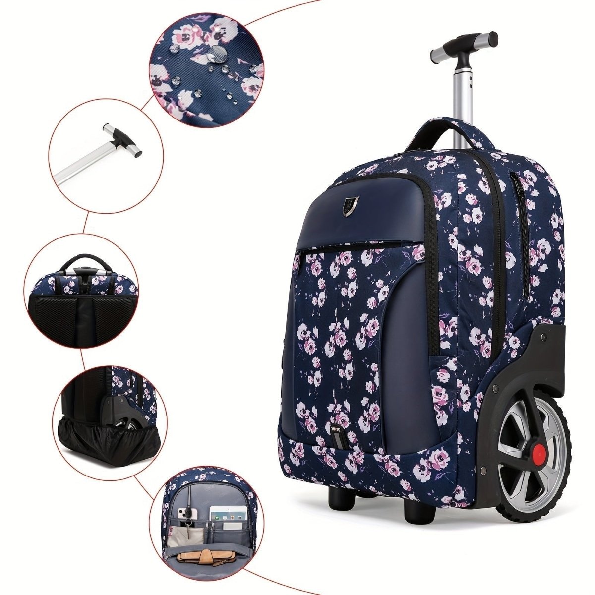 Mochila de Viagem com Rodas Florida - PROMOÇÃO OUTUBRO