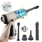 Aspirador 9000Pa Sem Fio 3 em 1 - Limpeza Prática para Casa e Carro!